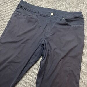 Lululemon ABC Classic Fit Pants Men's 36x30 Blue Warpstreme Stretch LM5967S READ
